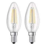 Osram BULB LED B40 4W E14 827 470LM FIL 2PCS