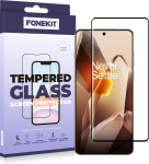 FoneKit Full Cover soomusklaas, OnePlus 13, must