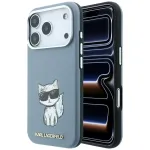 Case Karl Lagerfeld Smooth Choupette Sketch MagSafe for iPhone 18 Pro Max / 17 Pro Max lightblue