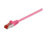 MicroConnect F/UTP CAT6 1.5m Pink PVC Outer Shield : Foil screening