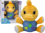 LEAN Toys Plush Duck Interactive Plush Yellow Playing 19 cm