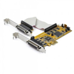 StarTech.com 8-port PCI Express RS232 seerialadapterkaart, PCIe RS232 seerialkaart, 16C1050 UART, madalprofiilne seerial DB9 kontroller/laienduskaart, 15kV ESD kaitse, Windows ainult TAA