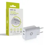 MOBILE ORIGIN GaN 65W laadija TV, MO19 - Duaalne USB-C