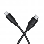 Silikoonkaabel USB-C USB-C Hoco 3A 60W 1 m X124 must