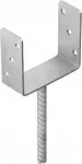 DMX Palkade klambrid PS140 141x120x4mm U-kujuline, sisse ehitatud, elektrogalvaniseeritud