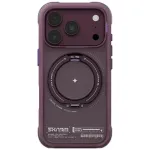 Skinarma Case Atlas MagSafe + prlev toetustahvl iPhone 18 Pro / 17 Pro jaoks, viininpunane