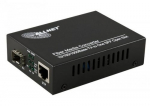 ALLNET ALL-MC104G-SFP1 vrgumedia converter 1000 Mbit/s Multireiimne, hereiimne Must