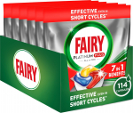 FAIRY Platina Plus kik hes kastikesepulver 114 tk.