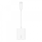 BELKIN F7U081BTWH liidesharu USB Type-C valge