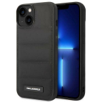 Karl Lagerfeld KLHCP14SPSQAK iPhone 14 / 15 / 13 6,1" kvakott tarny/must Puffy pikitud logo