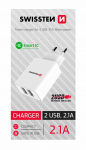 SWISSTEN Swissten Smart Travel Charger 2x USB 2.1A