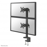 Neomounts Full Motion Desk Monitor Arm (Clamp) For Two 17-49"" Curved