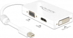 DELOCK DeLOCK Adapter MiniDisplayport - VGA/HDMI/DVI White