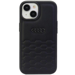 Audi GT snteetilisest nahast iPhone 15 Plus / 14 Plus 6.7" tarny/must kvakott AU-TPUPCIP15M-GT/D2-BK