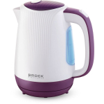 Brock WK 08 PR Elektriline veekokker 1,7L 2000W, Valge/Lilla