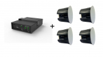 Vivolink Audiopack Subwoofer + 4 x Pro Ceiling Speakers