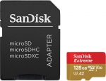 SANDISK mlukaart microSDXC 128GB Extreme + adapter