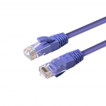 MicroConnect CAT6A UTP 1m Purple LSZH