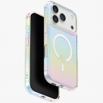 uniq IPhone 17 Pro Magclick laadimise holo kvartsist etui Iridescia