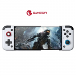 GameSir X2 Type-C 2021. aasta Android-mobiilimngukontroller, mille maksimaalne nutitelefoni fikseerimisulatus on 173 mm, valge