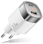Extra Digital SC230273 USB Type-C / USB Type-A 33W PPS White/Grey