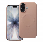 SILIKONIST MAG COVER (suur auk) mbris, hildub MagSafe'iga IPHONE 17 jaoks, roosa