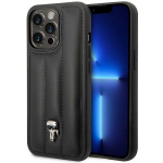 Karl Lagerfeld KLHCP14LPSQPK iPhone 14 Pro 6,1-tolline kvakaaneline tarna/must Puffy Ikonik Pin