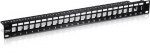 TRENDNET Patchpanel 24-port Cat6 varjestatud 19" 1U riiul