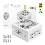 Gamemax PSU | GZ 850G WH | 850 W | Gold | Valge | Tismodulearne