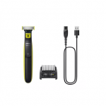 PHILIPS QP2724|20 OneBlade habemeajaja|Habeme trimmer|Must|Roheline