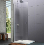 Huppe Design pure swing 900 mm h=2000 Chrome/ Clear glass AP