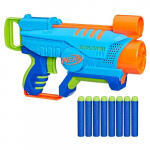 NERF Elite Jr. Elite Jr Explorer Easy-Play Toy Blaster, Easy Hold AND Load AND Blast, 8 Elite Darts, For 6 Year Old Boys AND Girls