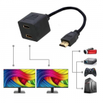 Techly HDMI video kabeli lahendur on 2x HDMI lngas