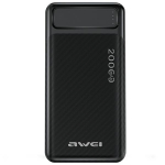AWEI PowerBank P6K 20000mAh must/must 2xUSB/PD/Micro-USB