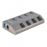 StarTech.com 4-pordne iseteenitud USB-C hubiga eraldiseidusvtmed, USB 3.0 5Gbps laienduslaubaga, energialiiniga, arvutitla/hisarvutitla USB-C to USB-A laubaga, USB tp C laubaga BC 1.2-ga