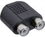 Intos InLine 2 x RCA emane kuni 3,5 mm emane adapter (99346)