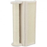 Nail sharpener : Trixie Scratching board for corners with post, 15 50 15 cm, beige