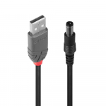 Lindy USB 2.0 tp A ja DC 5.5/2.5mm St adapterkabel 1.5m