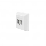 Hama 00201143 telephone connection box White Plastic 1 pc(s)