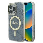 GUESS GUHMP16XH4STB iPhone 16 Pro Max 6.9" niebieski/sinine kvakott IML 4G MagSafe