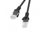 LANBERG PCU5-10CC-0025-BK Patchcord Cat.5e 0.25M UTP, Black