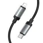 USB-C to Lightning Hoco PD 27W 1 m X117 must, mustardkollane