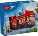 LEGO Polska Bricks City 60407 punane kahekorruseline ekskursioonibuss