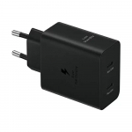 SAMSUNG original charger Type C + cable Type C to Type C PD 3A 50W EP-T5020XBEGEU black blister
