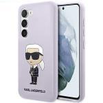 Karl Lagerfeld KLHCS23MSNIKBCU S23+ S916 kvakott lilla/lilla Silikoon Ikonik