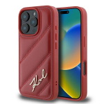 Karl Lagerfeld KLHCP16XPQDSMGR iPhone 16 Pro Max 6.9" punane/punane kvakott polsterdatud mbris