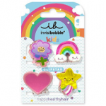 Invisibobble Clipstar Happy World - Kndkond 4 tk.
