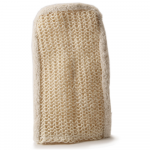 Sisal and cotton mittens Natural