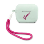 GUESS GUACAPLSVSBF AirPods Pro kate niebieski fuksja/blue fuschia Silikoon Vintage