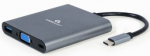 Gembird USB-C mitmeportne adapter + kaardiloogija